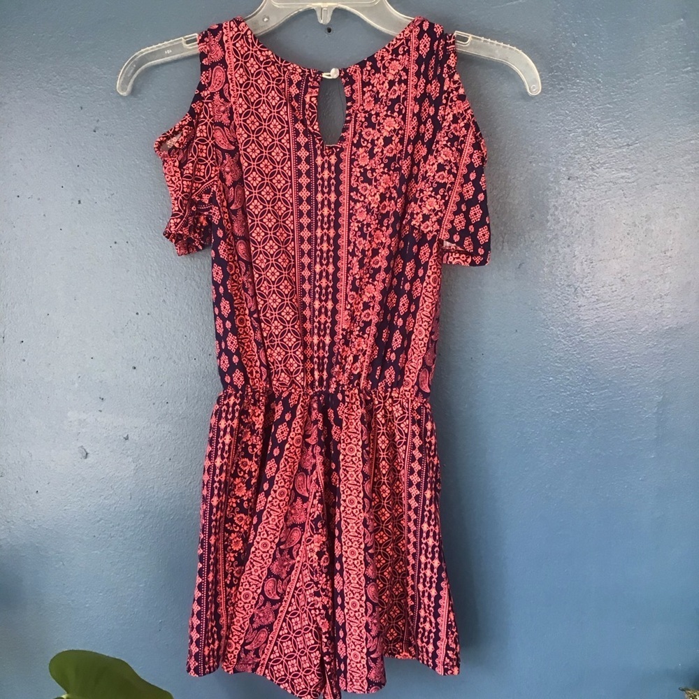 Girls cold shoulder romper - Picture 3 of 6